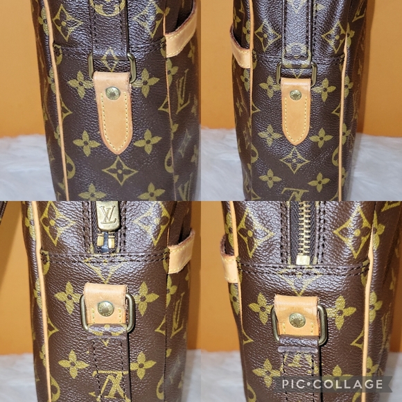😍🔥Rare 🔥😍 💯%Authentic Louis Vuitton Danube MM Crossbody Bag Monogram Canvas - Picture 14 of 16